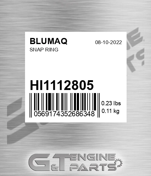 HI1112805 Snap Ring for BLUMAQ