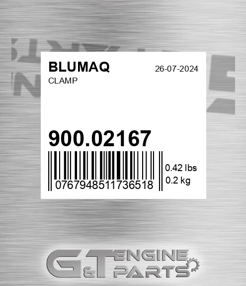 900.02167 Clamp for BLUMAQ