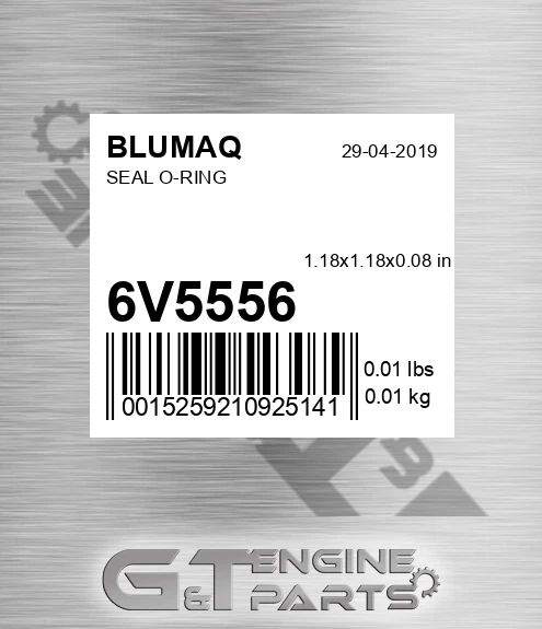 6V-5556 Seal O-ring for BLUMAQ