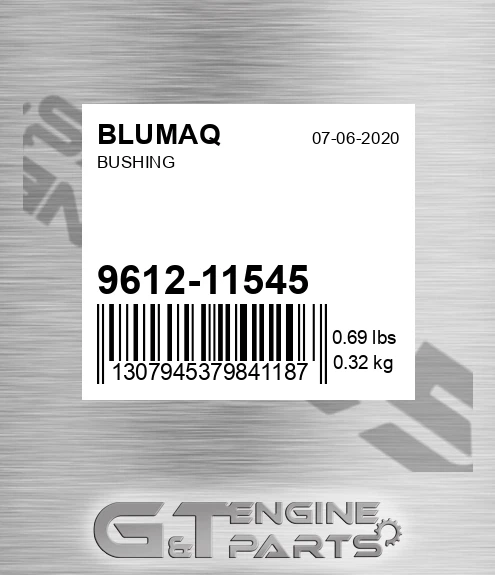 9612-11545 BLUMAQ Bushing