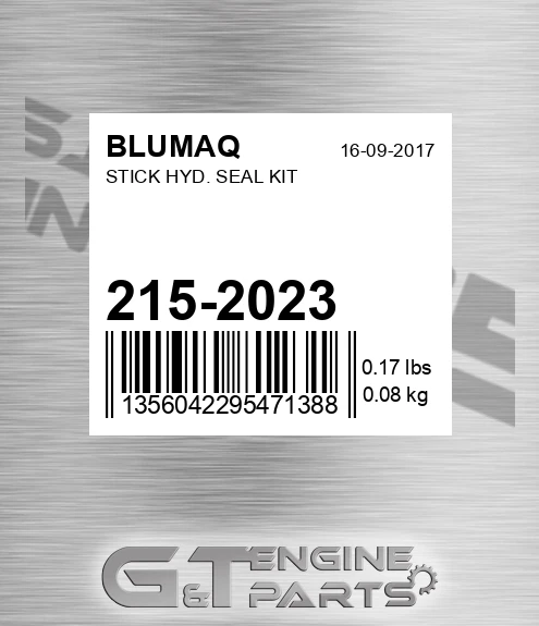 215-2023 Stick Hyd. Seal Kit for BLUMAQ