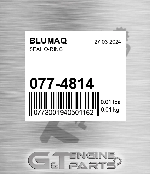077-4814 Seal O-ring for BLUMAQ