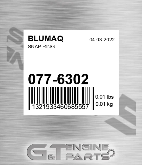 077-6302 Snap Ring for BLUMAQ