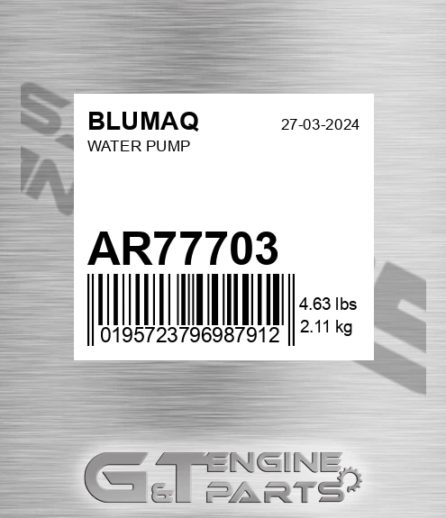 AR77703 Water Pump