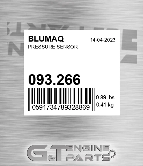 093.266 Pressure Sensor for BLUMAQ