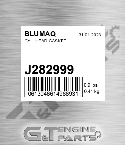 J282999 Cyl. Head Gasket