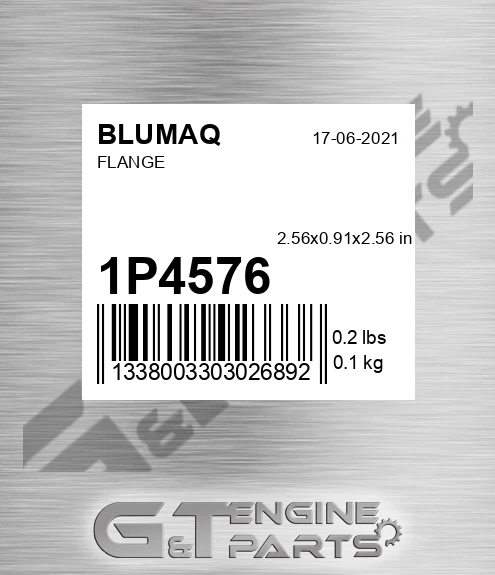 1P-4576 Flange for BLUMAQ