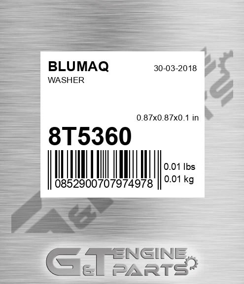 8T-5360 Washer for BLUMAQ