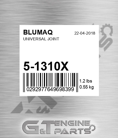 5-1310X Universal Joint for BLUMAQ
