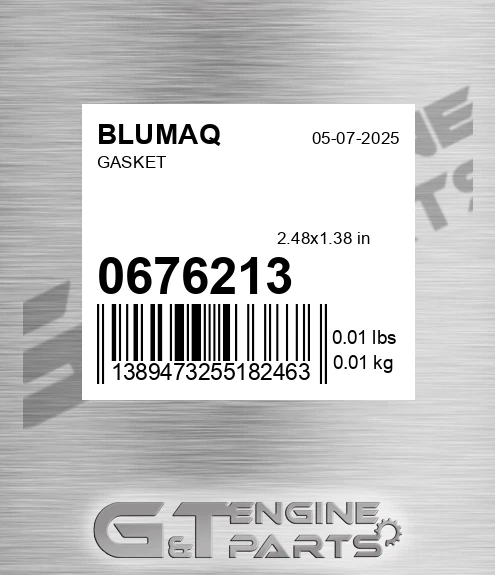 067-6213 Gasket for BLUMAQ