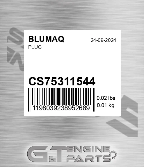 CS75311544 Plug for BLUMAQ