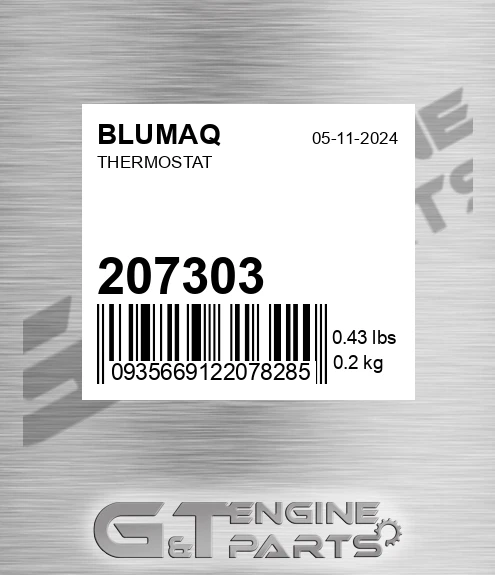 207.303 Thermostat for BLUMAQ