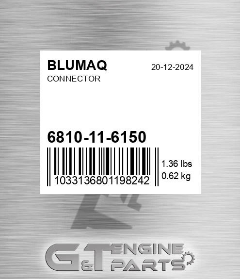 6810-11-6150 Connector for BLUMAQ