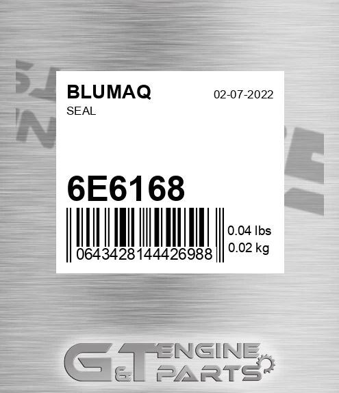 6E-6168 Seal for BLUMAQ