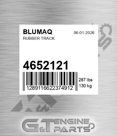 4652121 BLUMAQ Rubber Track