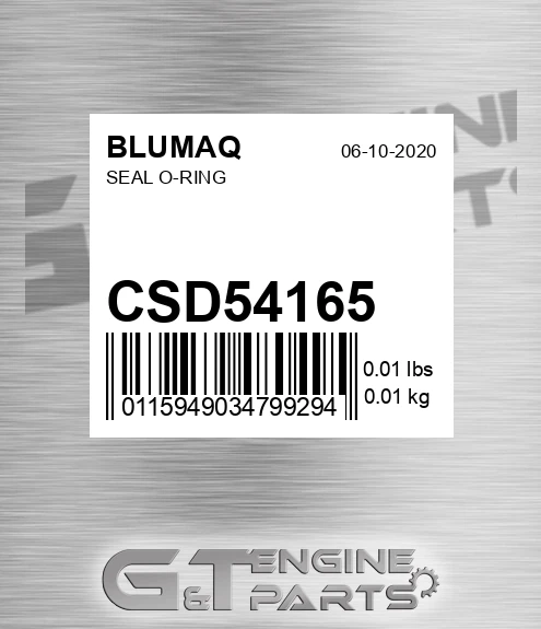 CSD54165 BLUMAQ Seal O-ring