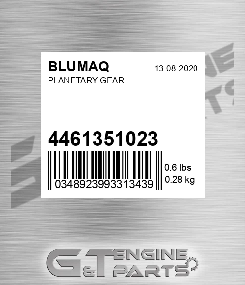 4461.351.023 Planetary Gear for BLUMAQ