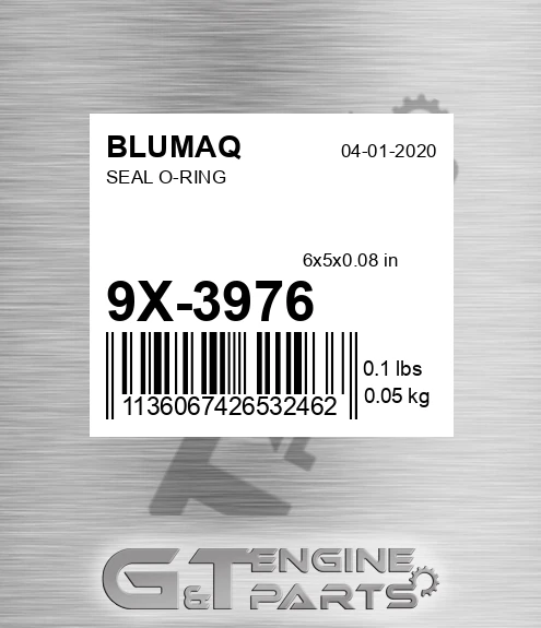 9X-3976 Seal O-ring for BLUMAQ