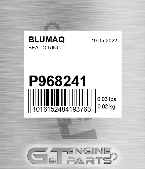 P968241 Seal O-ring for BLUMAQ