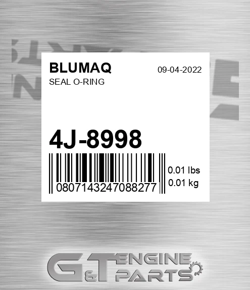 4J-8998 Seal O-ring for BLUMAQ