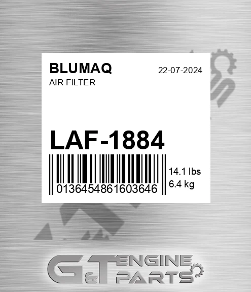 LAF-1884 Air Filter for BLUMAQ