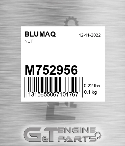 M75295.6 Nut