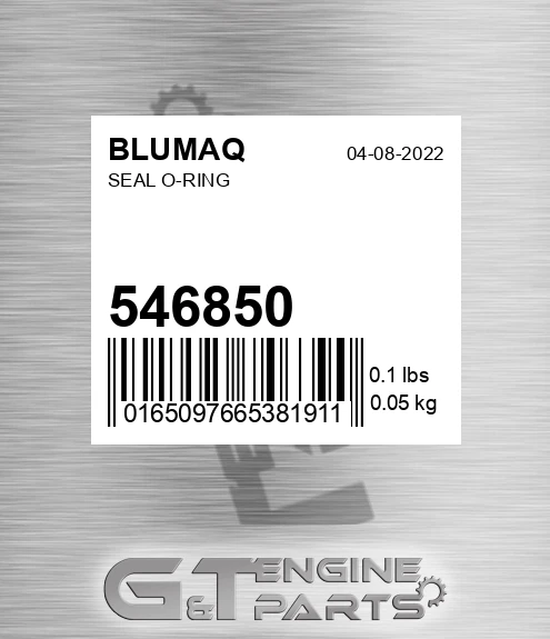 546850 Seal O-ring for BLUMAQ