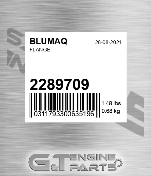 2289709 BLUMAQ Flange