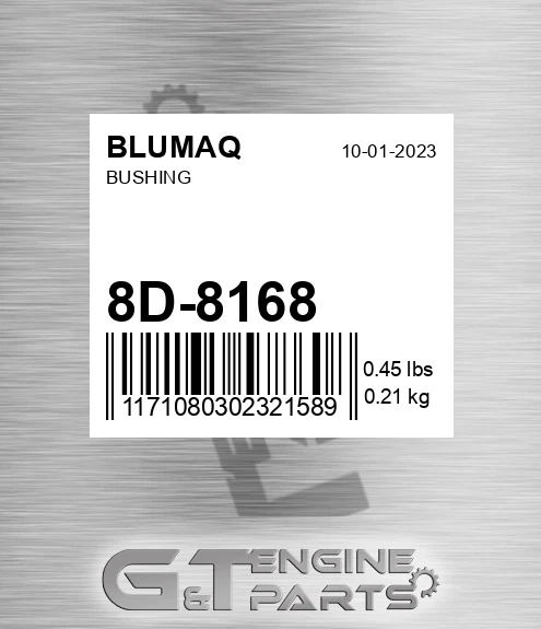 8D-8168 Bushing