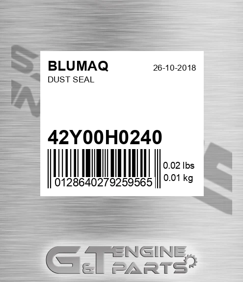 42Y-00-H0240 Dust Seal for BLUMAQ