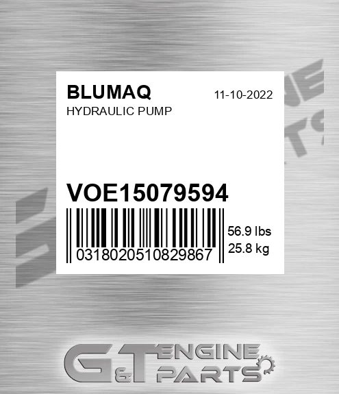 VOE15079594 Hydraulic Pump for BLUMAQ