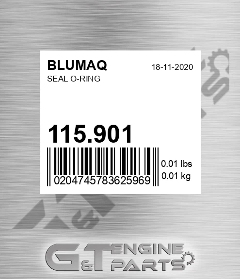115.901 Seal O-ring for BLUMAQ