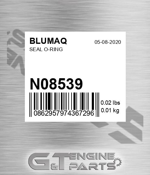 N08539 Seal O-ring
