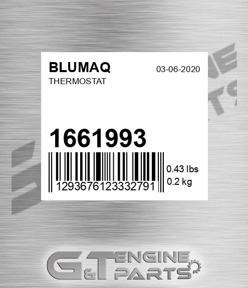 1661993 BLUMAQ Thermostat