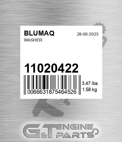 11020422 Washer for BLUMAQ