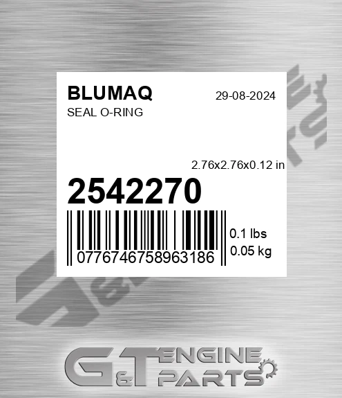 254-2270 Seal O-ring for BLUMAQ