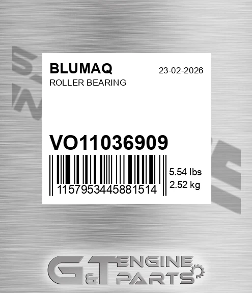 VO11036909 Roller Bearing for BLUMAQ