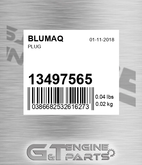 13497565 Plug for BLUMAQ