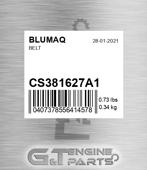 CS381627A1 Belt for BLUMAQ