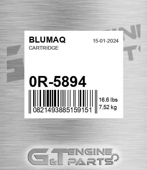 0R-5894 BLUMAQ Cartridge