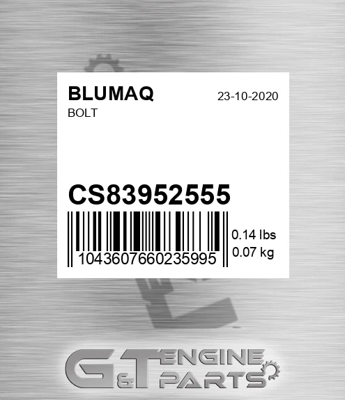 CS83952555 Bolt