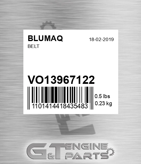 VO13967122 Belt for BLUMAQ