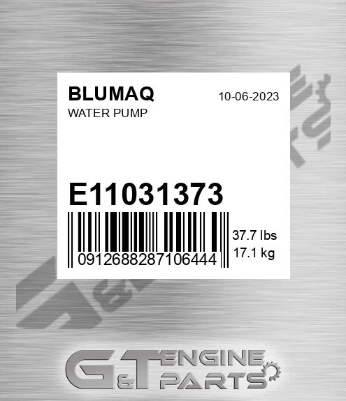 E11031373 BLUMAQ Water Pump