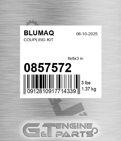 085-7572 Coupling Kit for BLUMAQ