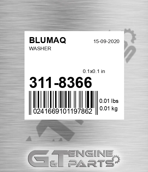 311-8366 Washer