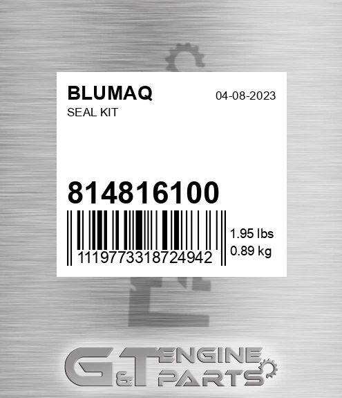 814816100 Seal Kit for BLUMAQ