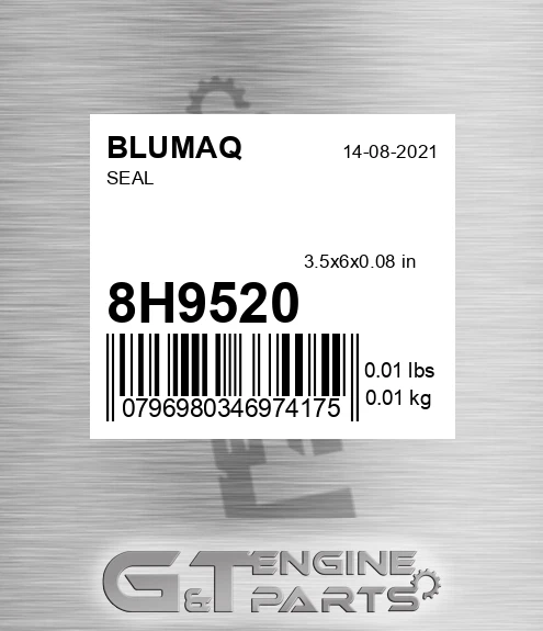 8H-9520 Seal for BLUMAQ