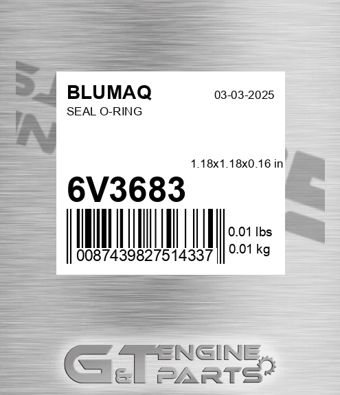 6V-3683 Seal O-ring for BLUMAQ