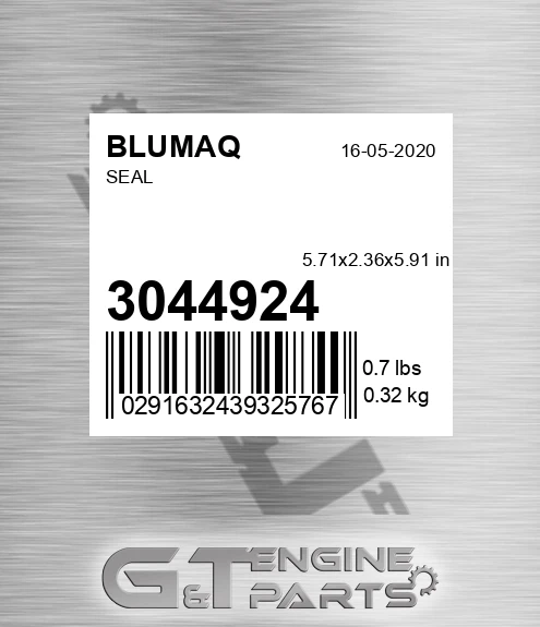304-4924 Seal for BLUMAQ