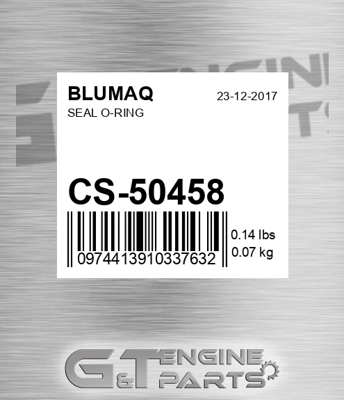 CS-50458 Seal O-ring for BLUMAQ